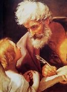 Guido Reni St Matthew and the angel Sweden oil painting artist